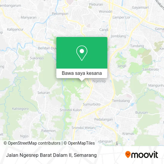 Peta Jalan Ngesrep Barat Dalam II