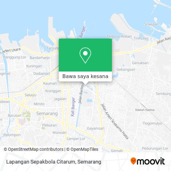 Peta Lapangan Sepakbola Citarum