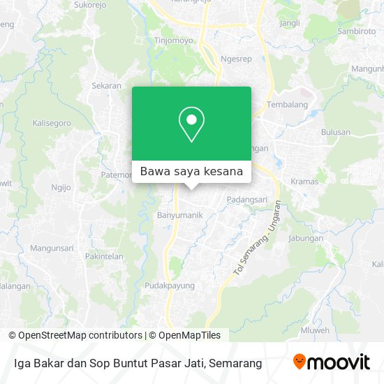 Peta Iga Bakar dan Sop Buntut Pasar Jati