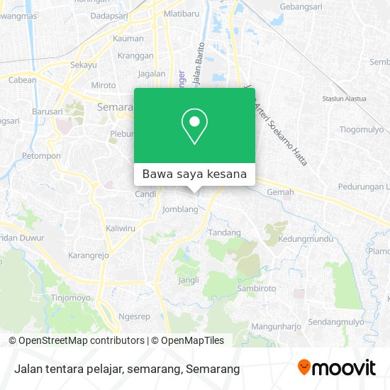 Peta Jalan tentara pelajar, semarang