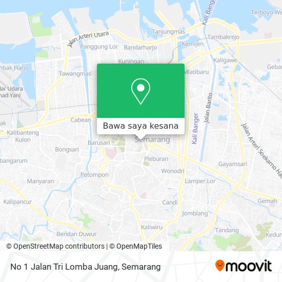 Peta No 1 Jalan Tri Lomba Juang