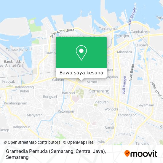 Peta Gramedia Pemuda (Semarang, Central Java)