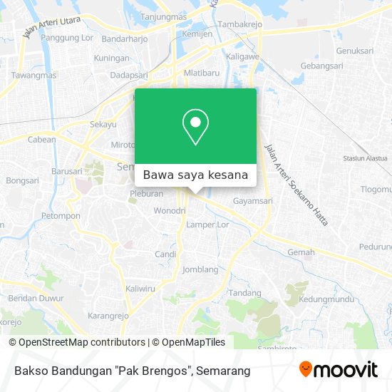 Peta Bakso Bandungan "Pak Brengos"