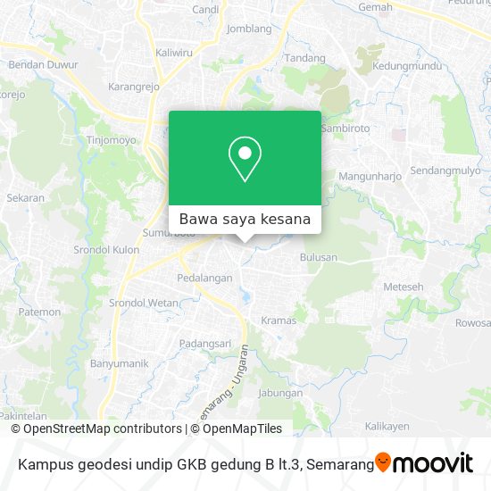 Peta Kampus geodesi undip GKB gedung B lt.3