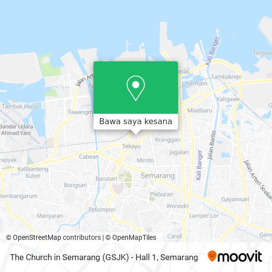 Peta The Church in Semarang (GSJK) - Hall 1