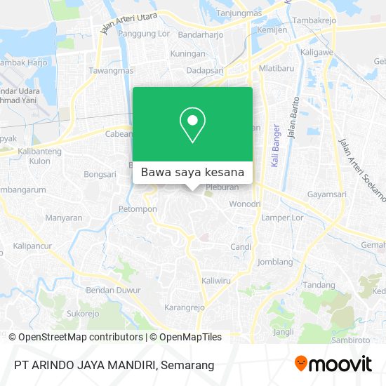 Peta PT ARINDO JAYA MANDIRI