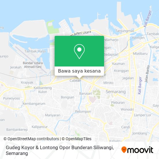 Peta Gudeg Koyor & Lontong Opor Bunderan Siliwangi