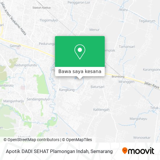 Peta Apotik DADI SEHAT Plamongan Indah