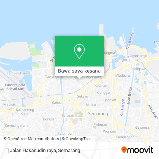 Peta ⛉ Jalan Hasanudin raya