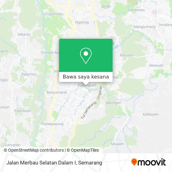 Peta Jalan Merbau Selatan Dalam I