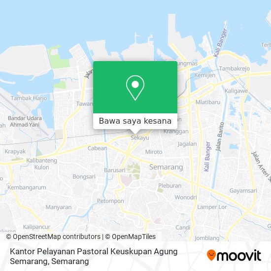 Peta Kantor Pelayanan Pastoral Keuskupan Agung Semarang