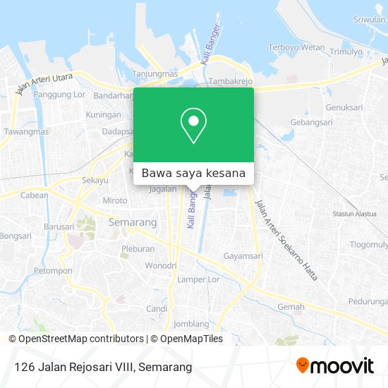 Peta 126 Jalan Rejosari VIII