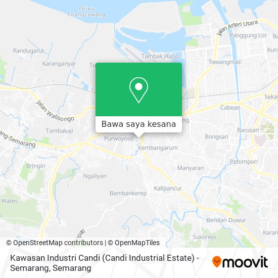 Peta Kawasan Industri Candi (Candi Industrial Estate) - Semarang