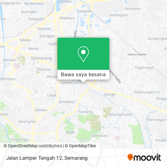 Peta Jalan Lamper Tengah 12