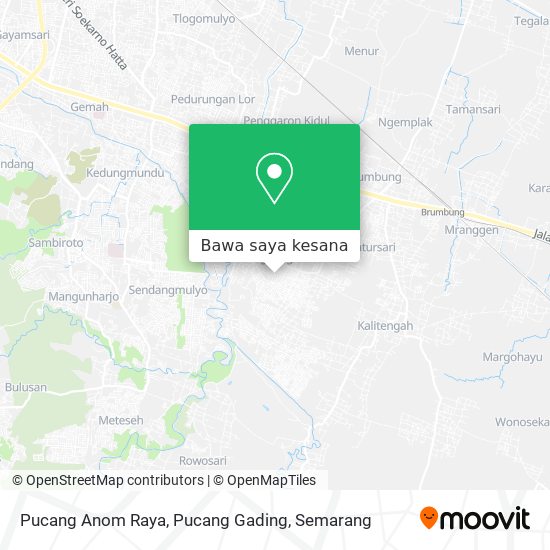 Peta Pucang Anom Raya, Pucang Gading