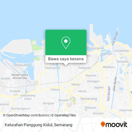 Peta Kelurahan Panggung Kidul