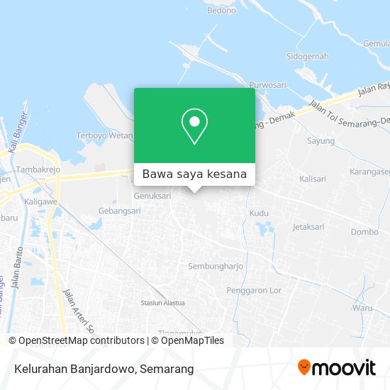 Peta Kelurahan Banjardowo