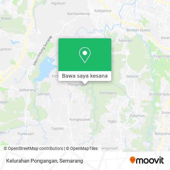 Peta Kelurahan Pongangan