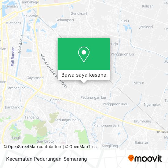 Peta Kecamatan Pedurungan