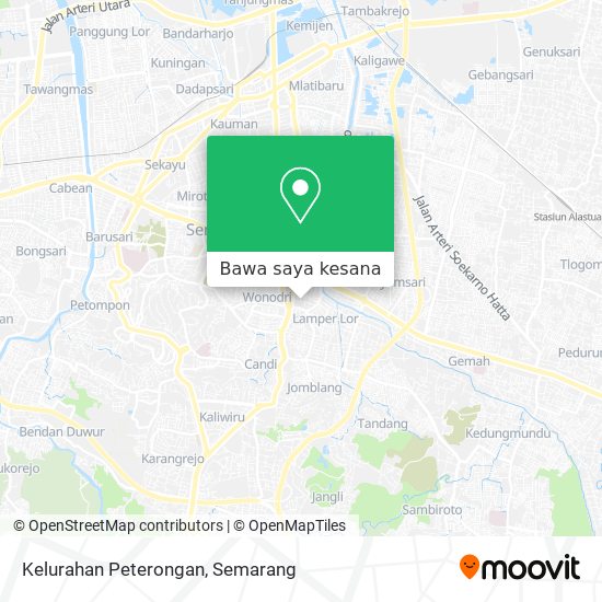 Peta Kelurahan Peterongan