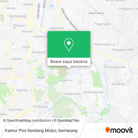 Peta Kantor Pos Sendang Mulyo