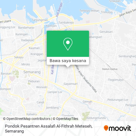 Peta Pondok Pesantren Assalafi Al-Fithrah Meteseh