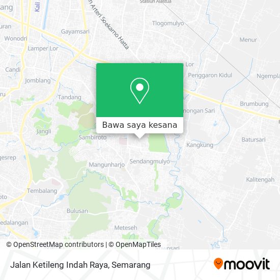 Peta Jalan Ketileng Indah Raya