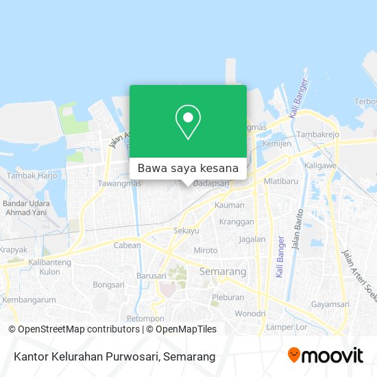 Peta Kantor Kelurahan Purwosari