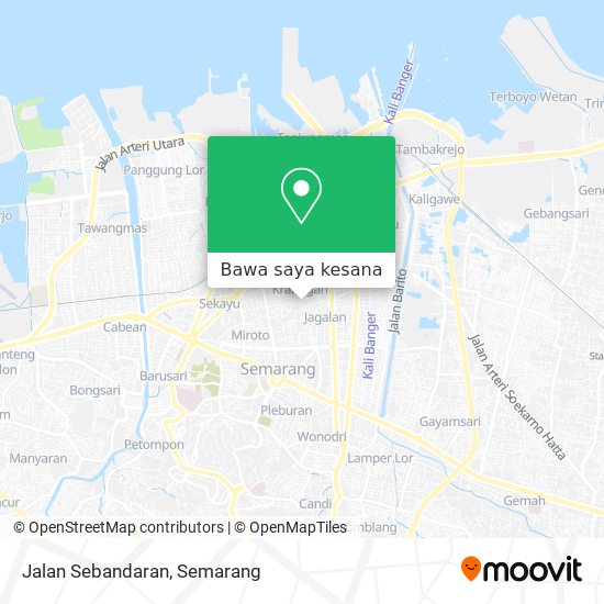 Peta Jalan Sebandaran