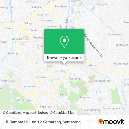 Peta Jl. Rambutan 1 no 12 Semarang