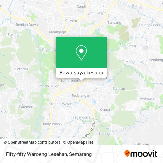 Peta Fifty-fifty Waroeng Lesehan