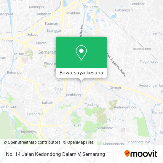 Peta No. 14 Jalan Kedondong Dalam V