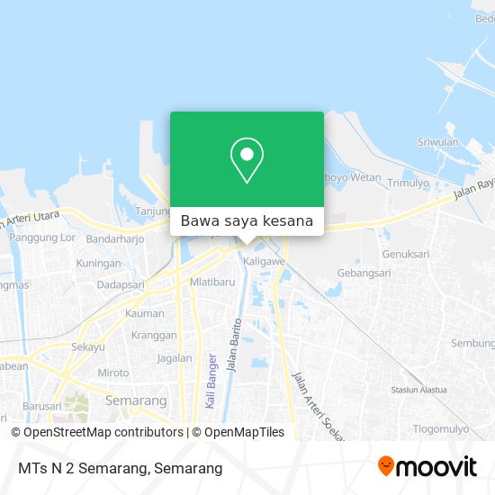 Peta MTs N 2 Semarang