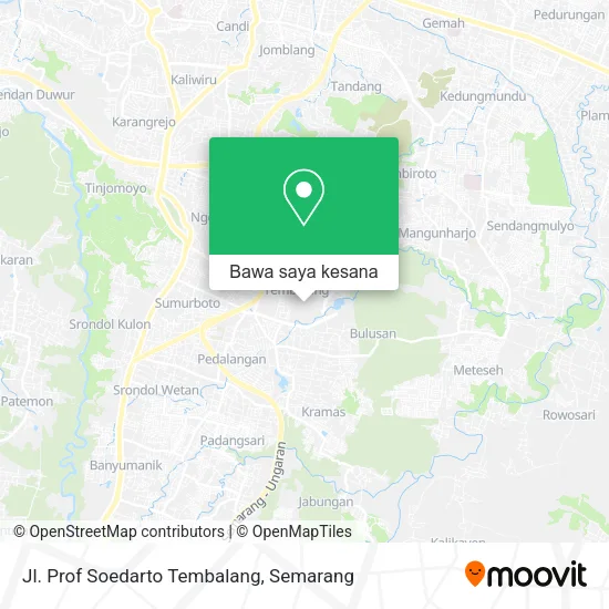 Peta Jl. Prof Soedarto Tembalang