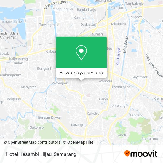 Peta Hotel Kesambi Hijau