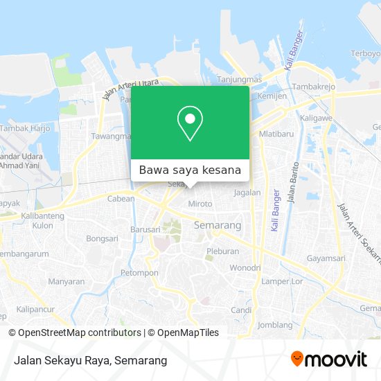 Peta Jalan Sekayu Raya