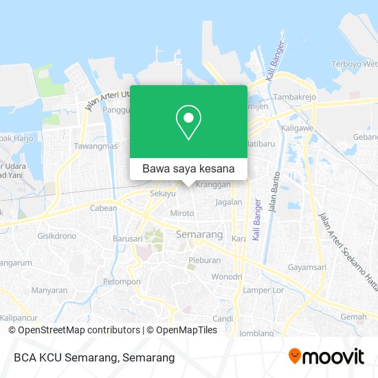 Peta BCA KCU Semarang