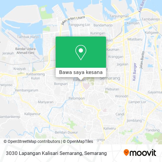 Peta 3030 Lapangan Kalisari Semarang