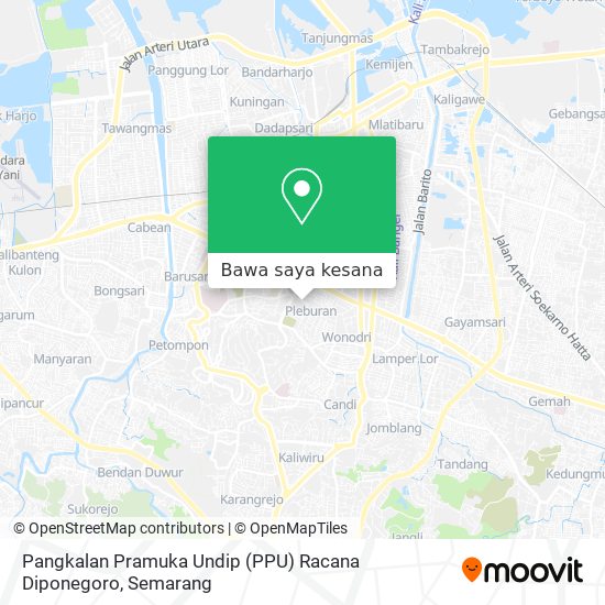 Peta Pangkalan Pramuka Undip (PPU) Racana Diponegoro