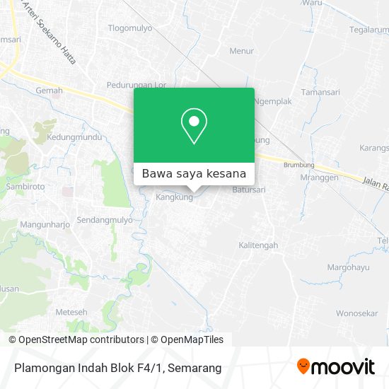 Peta Plamongan Indah Blok F4/1