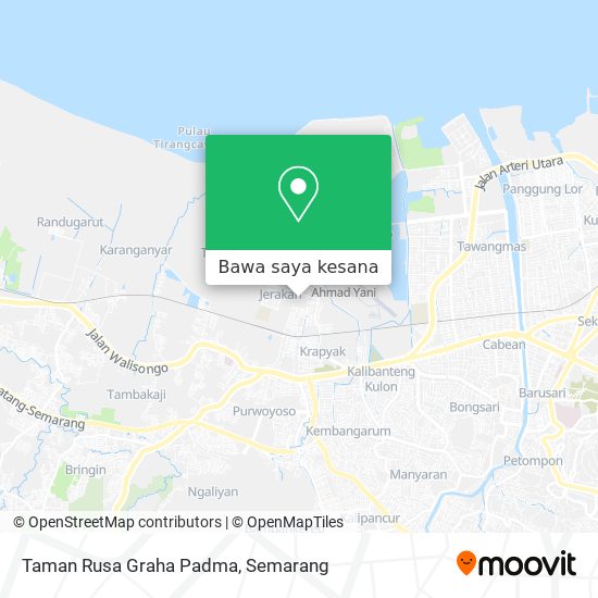 Peta Taman Rusa Graha Padma