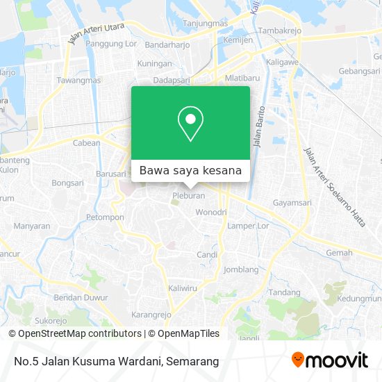 Peta No.5 Jalan Kusuma Wardani