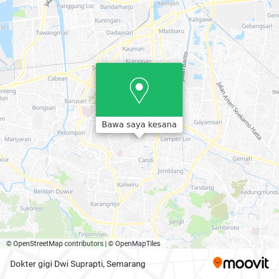 Peta Dokter gigi Dwi Suprapti