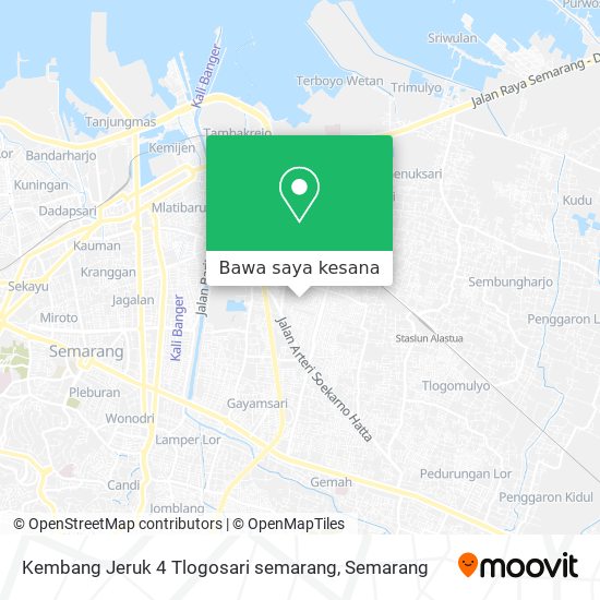 Peta Kembang Jeruk 4 Tlogosari semarang