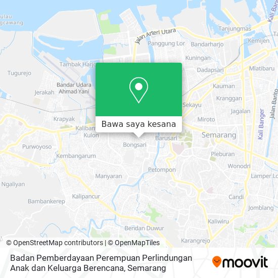 Peta Badan Pemberdayaan Perempuan Perlindungan Anak dan Keluarga Berencana