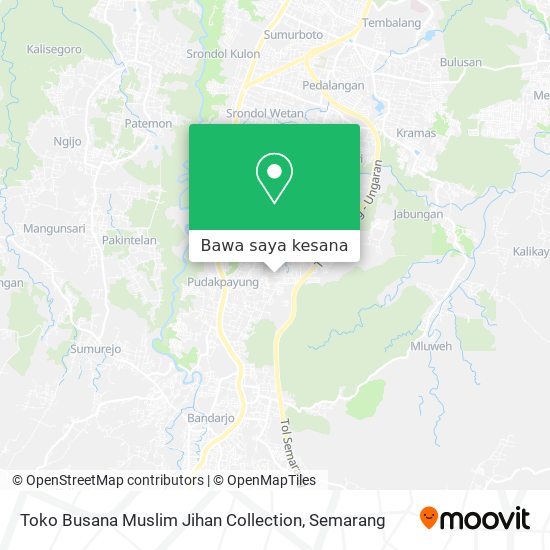 Peta Toko Busana Muslim Jihan Collection