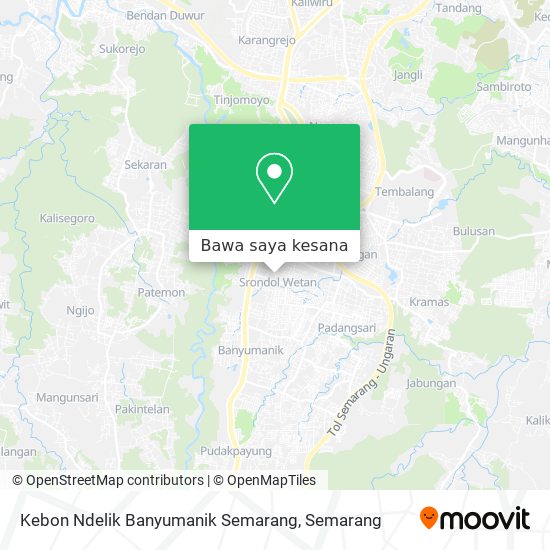 Peta Kebon Ndelik Banyumanik Semarang