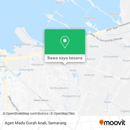 Peta Agen Madu Gurah Anak