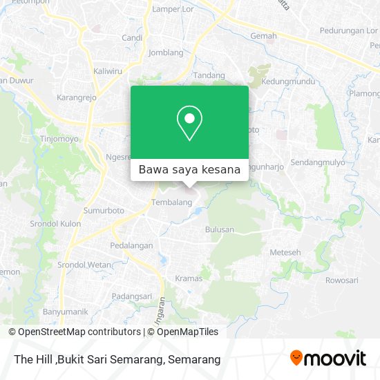 Peta The Hill ,Bukit Sari Semarang