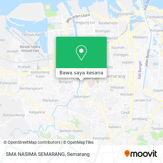 Peta SMA NASIMA SEMARANG